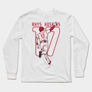 Rhys Hoskins Comic Style Long Sleeve T-Shirt